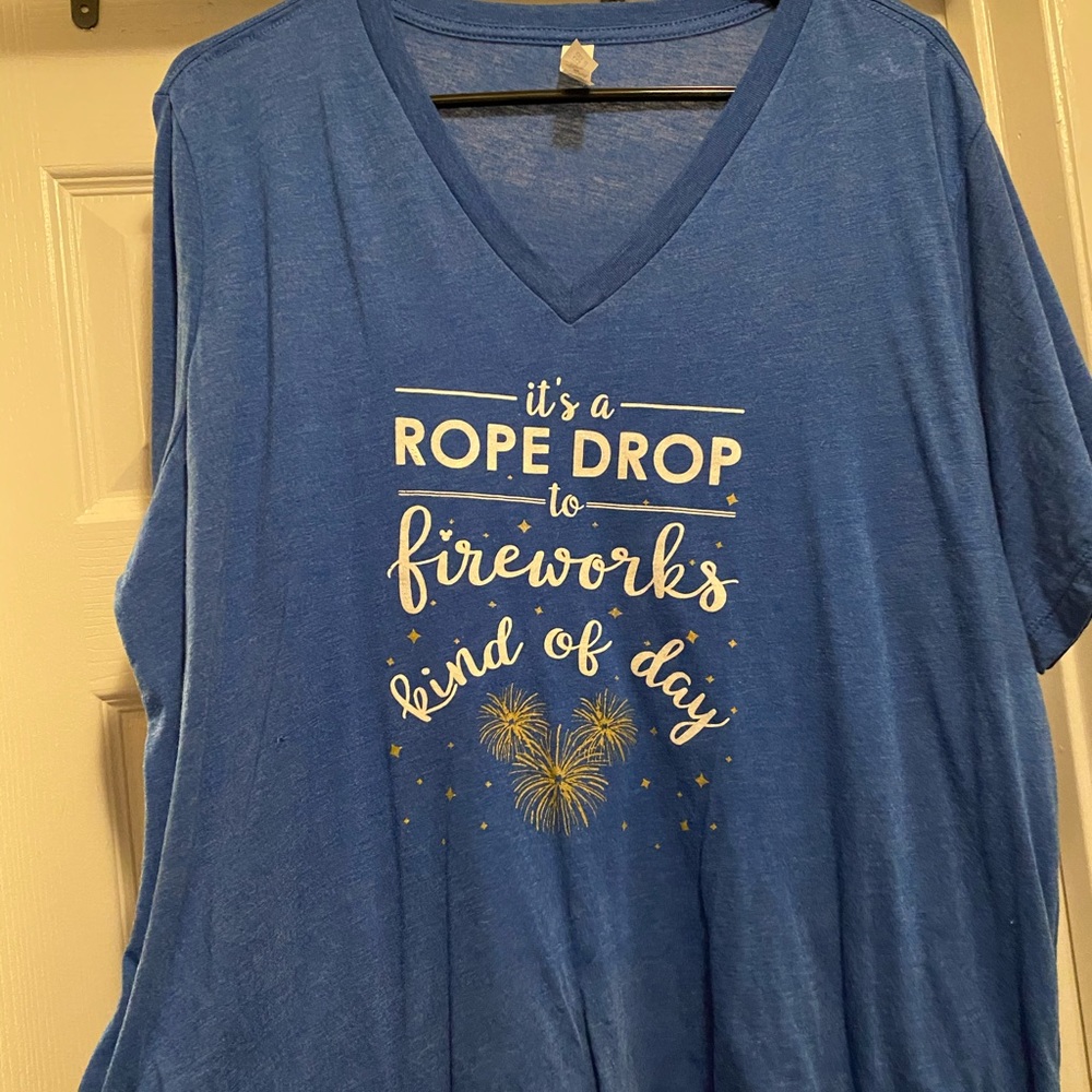 Disney Rooe Drop V Neck with Hidden Mickey